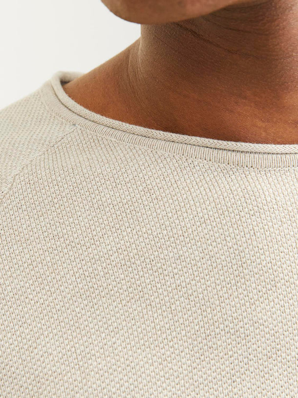 Product SWEATER HILL - Oatmeal Detail:MELANGE - Image 3