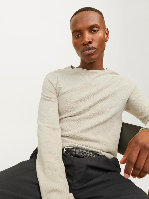 Product SWEATER HILL - Oatmeal Detail:MELANGE - Image 10