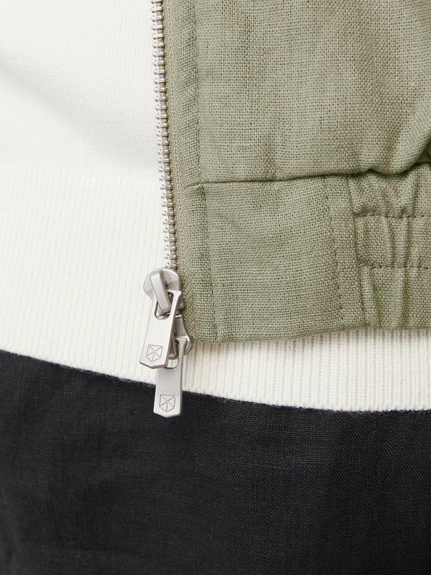 Product CAMPERA BOMBER DE LINO LEISTER - Vetiver - Image 18