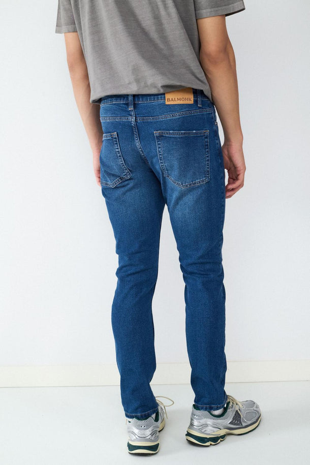 Product JEAN STRAIGHT SLIM BMK-Dark Blue Denim - Image 3