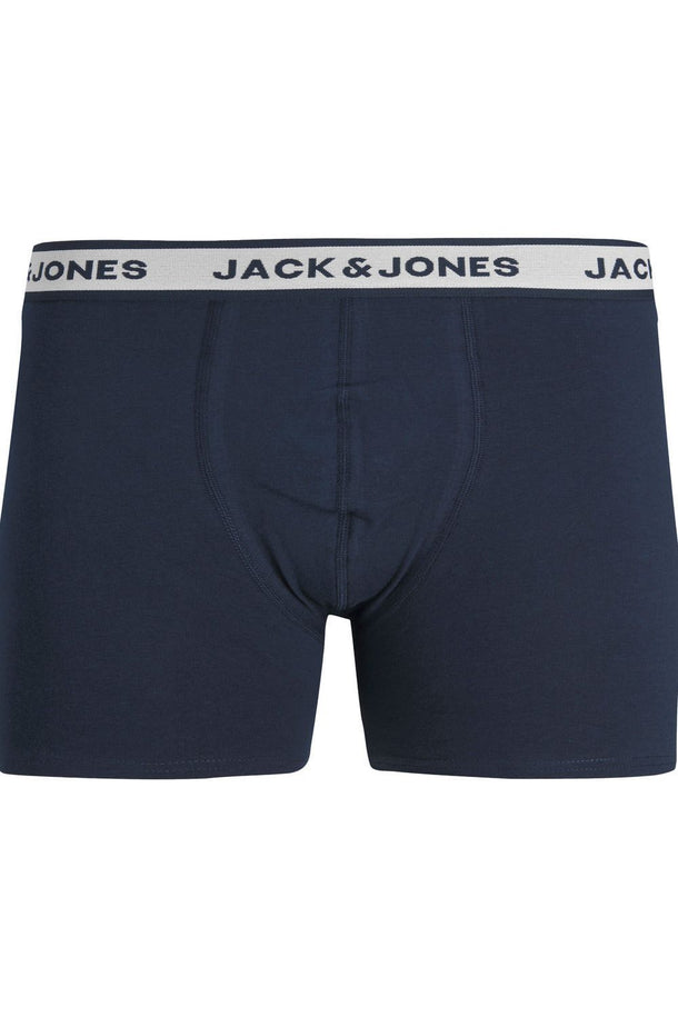 Product BOXER PACK SOLID - Light Grey Melange Pack:White - Navy Blazer - Image 2