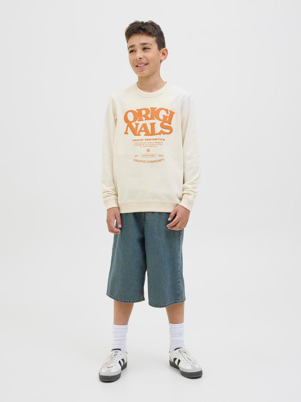 Product BUZO RELAXED ESTAMPADO VITA JNR - Ecru - Image 1