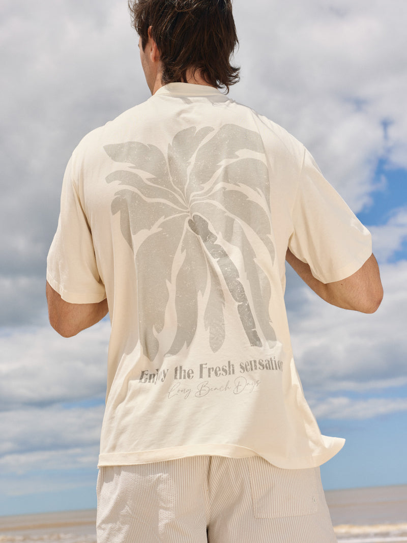 CAMISETA SLOW WAVES-Antique White