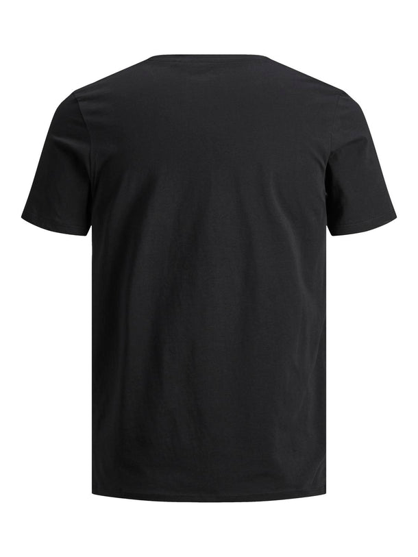 Product CAMISETA ORGANIC - Black Detail:SLIM - Image 2
