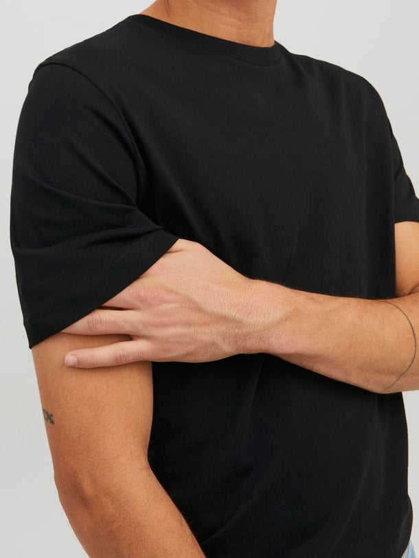 Product CAMISETA ORGANIC - Black Detail:SLIM - Image 3