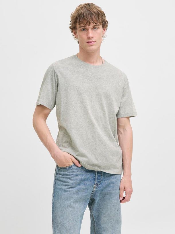 Product CAMISETA REGULAR ORGANIC-Light Grey Melange - Image 1