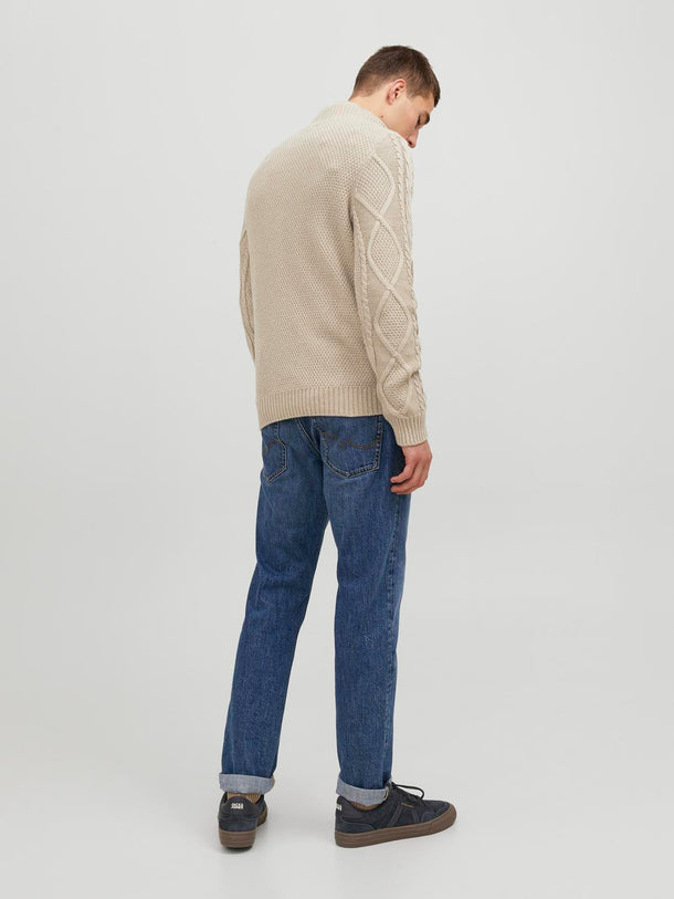 Product SWEATER BLUJEAN - Oatmeal Detail:MELANGE - Image 3
