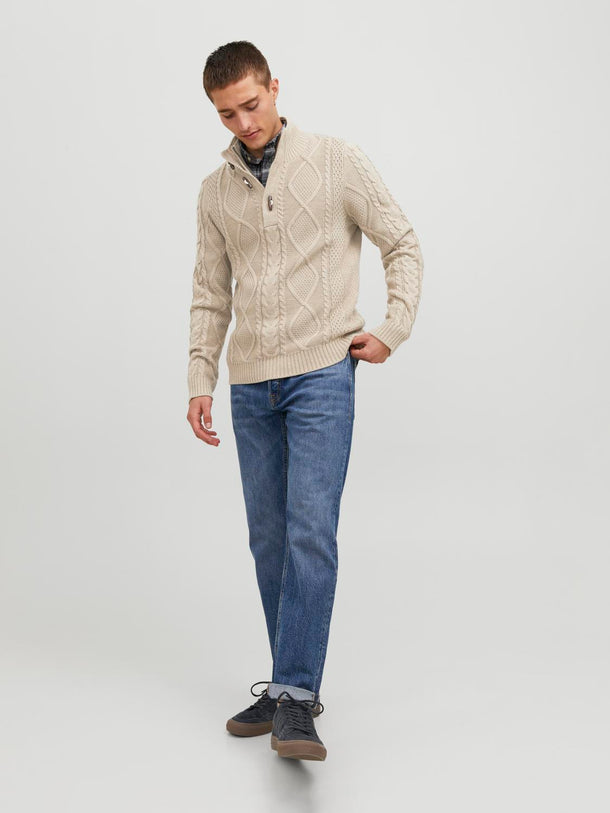 Product SWEATER BLUJEAN - Oatmeal Detail:MELANGE - Image 6