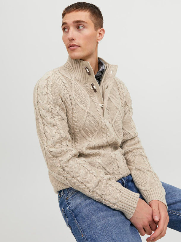 Product SWEATER BLUJEAN - Oatmeal Detail:MELANGE - Image 4
