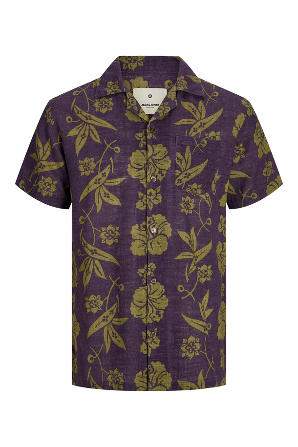 Product CAMISA FLORES - Plum Perfect AOP:COMFORT FIT - Image 1