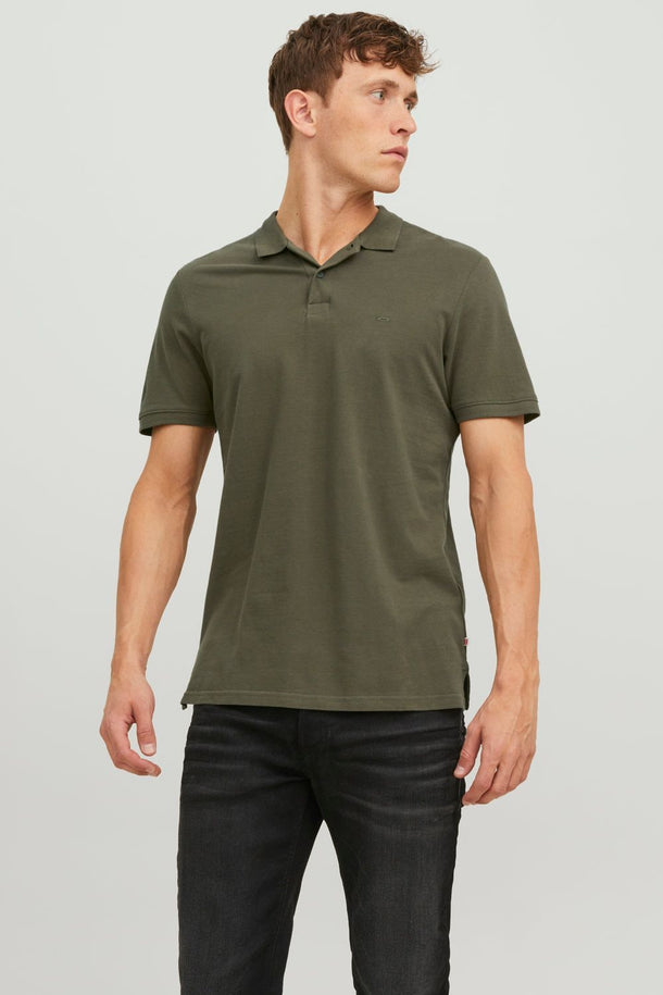 Product CAMISETA POLO BASIC - Olive Night Detail:SLIM FIT - Image 5