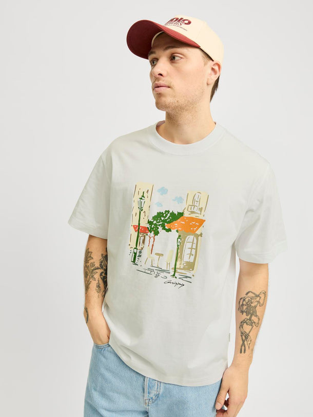 Product CAMISETA MANCHESTER SKETCH-Antique White - Image 3
