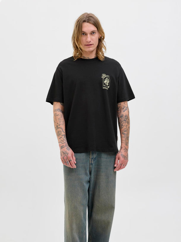 Product CAMISETA LOOSE ESTAMPADA BELLAGIO - Black - Image 4