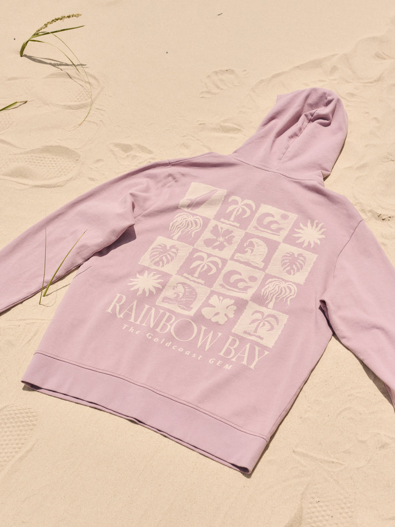 CANGURO RAINBOW BAY WAVES-Deauville Mauve