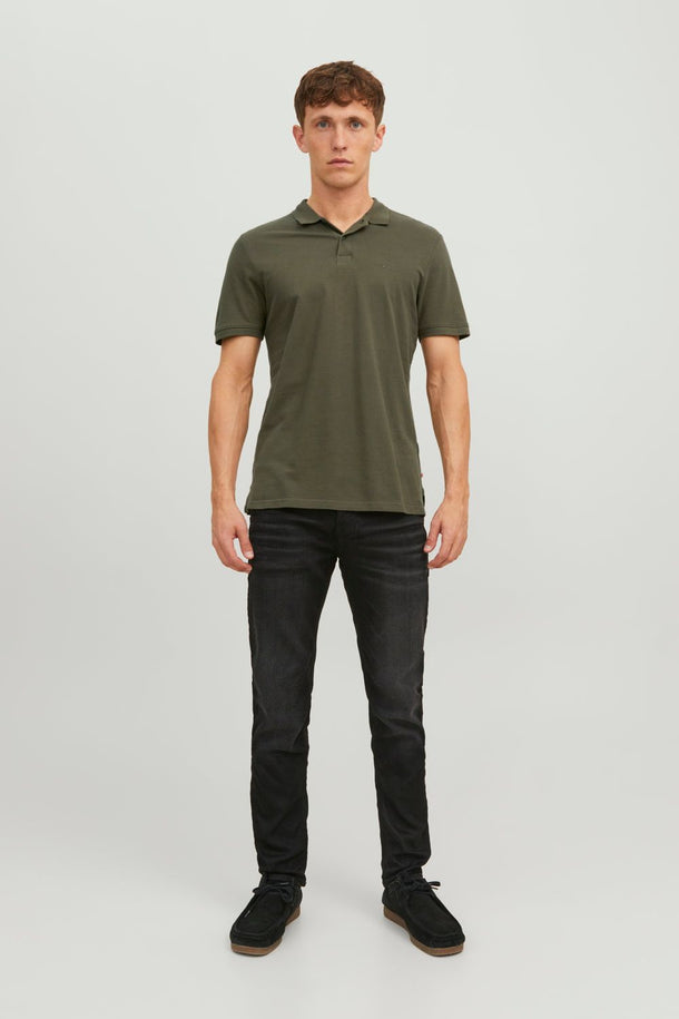 Product CAMISETA POLO BASIC - Olive Night Detail:SLIM FIT - Image 8