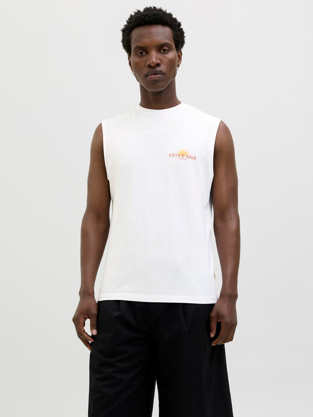 Product MUSCULOSA OVERSIZE ESTAMPADA CANGGU-Bright White - Image 1