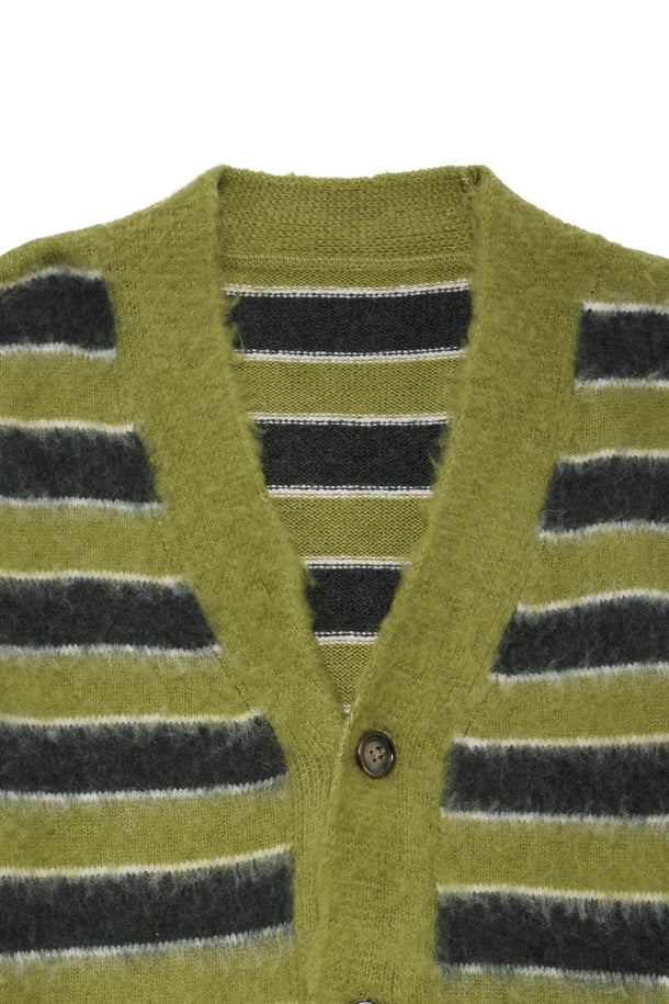 Product CARDIGAN CUELLO PICO RAYAS BMK-Green Tea - Image 6