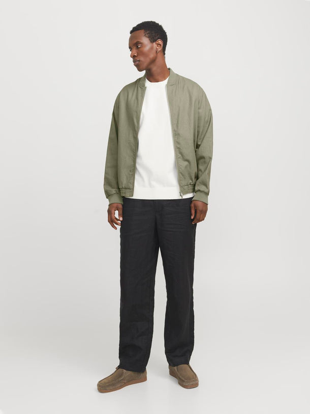 Product CAMPERA BOMBER DE LINO LEISTER - Vetiver - Image 14