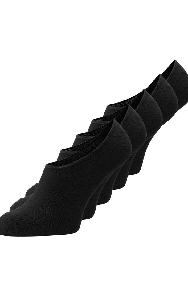 Product PACK 5 MEDIAS SOQUETES BASIC - Black Detail:Black & Black & Black & Black - Image 1