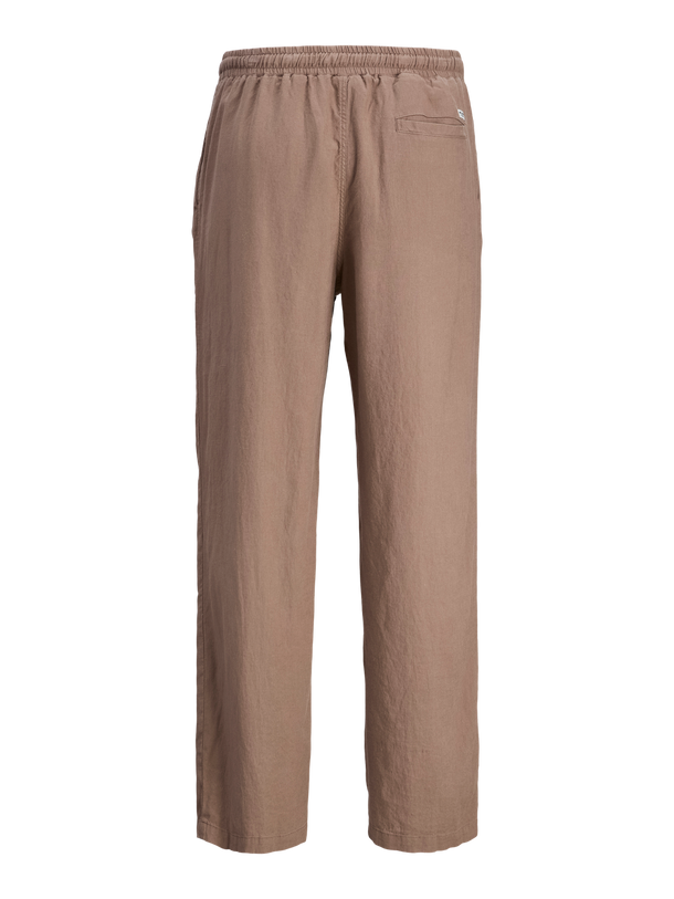 Product PANTALÓN LINO PAROS - Deep Taupe - Image 2