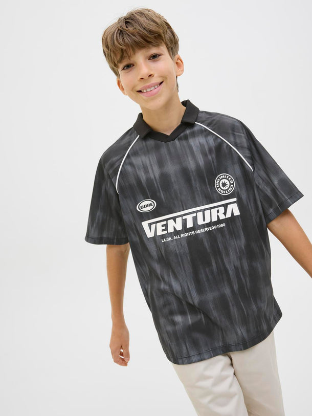 Product POLO LIDO - Black AOP:Asphalt - Image 4