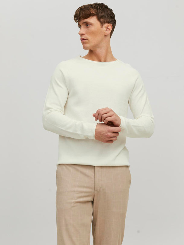 Product SWEATER BÁSICO TEJIDO HILL - Cloud Dancer - Image 7