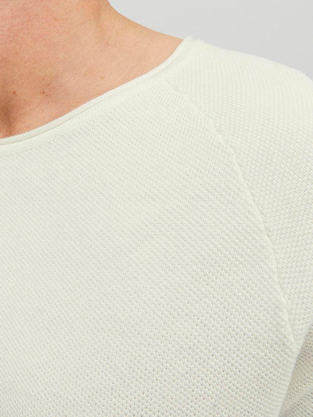 Product SWEATER BÁSICO TEJIDO HILL - Cloud Dancer - Image 12