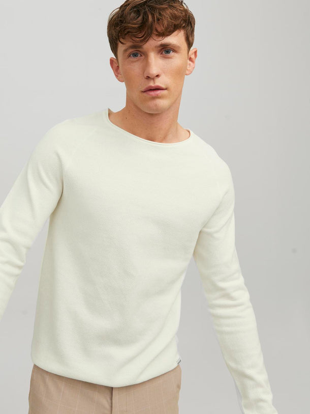 Product SWEATER BÁSICO TEJIDO HILL - Cloud Dancer - Image 9