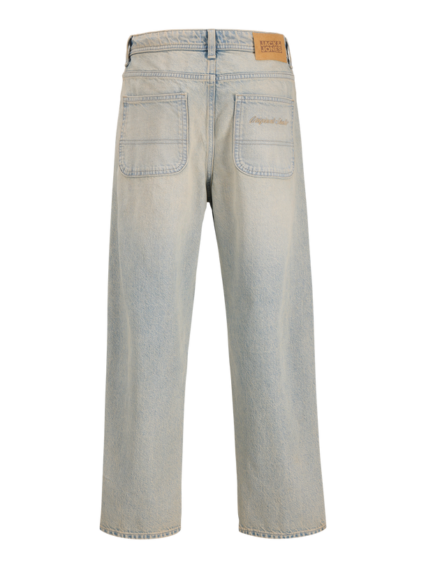 Product JEAN BAGGY TIRO ALTO ALEX 502 JNR - Light Blue Denim - Image 6