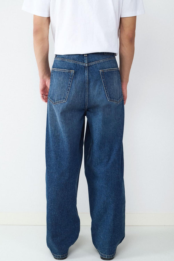 Product JEAN BAGGY LOOSE BMK-Dark Blue Denim - Image 3