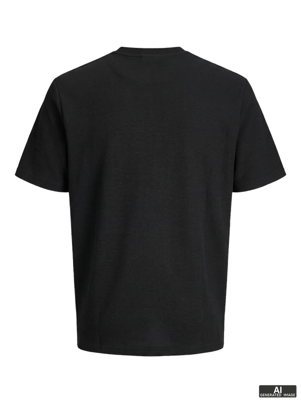 Product CAMISETA RELAXED CON TEXTURA AUSTIN-Black - Image 6