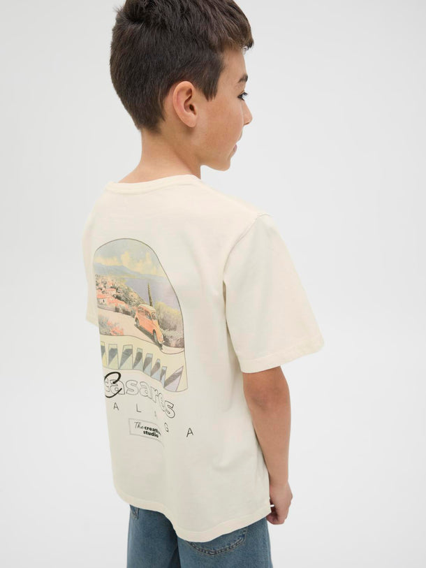 Product CAMISETA LOOSE ESTAMPADA ALMERIA JNR - Antique White - Image 2