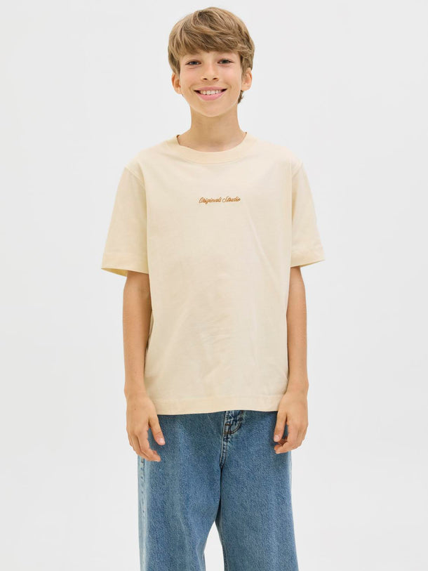 Product CAMISETA RELAXED BORDADA NORREBRO JNR - Antique White - Image 1