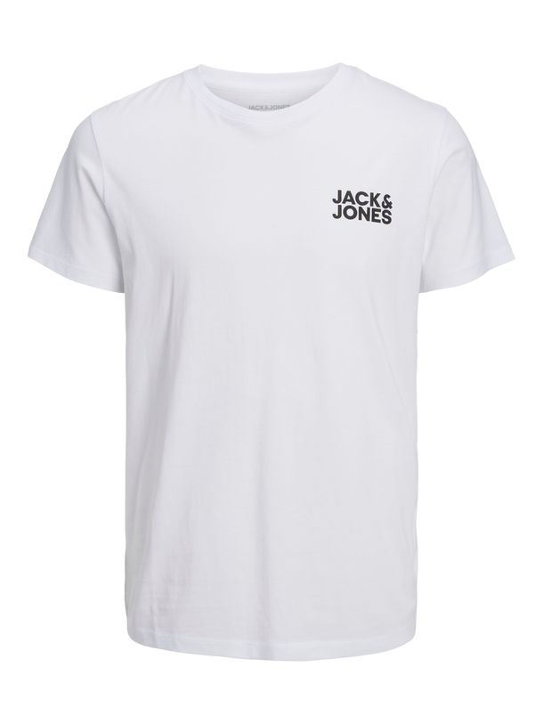 Product CAMISETA LOGO - White Fit:Slim/Small Print/Black - Image 1