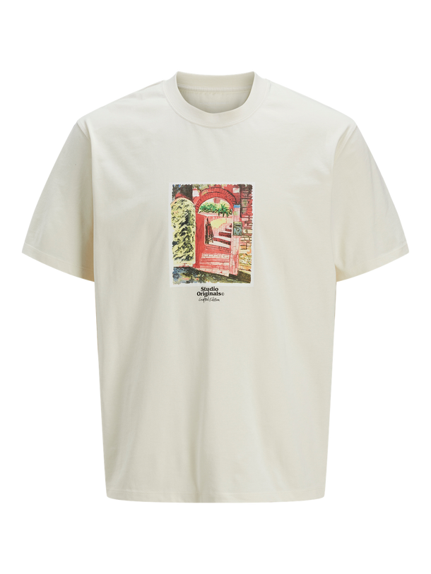 Product CAMISETA GRAPHIC PAROS - Antique White - Image 1