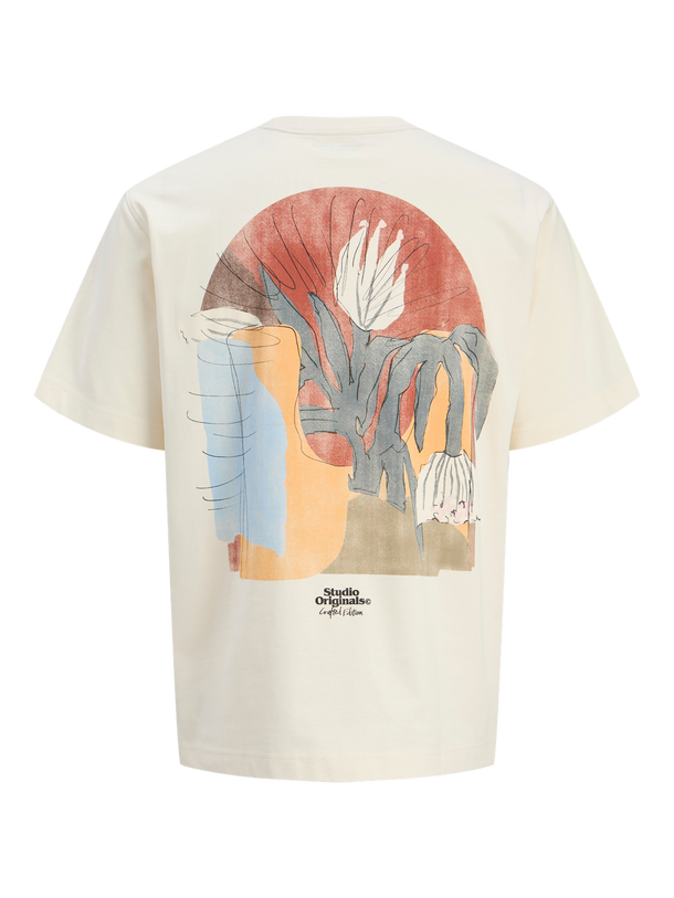 Product CAMISETA PAROS ABSTRACT-Antique White - Image 1