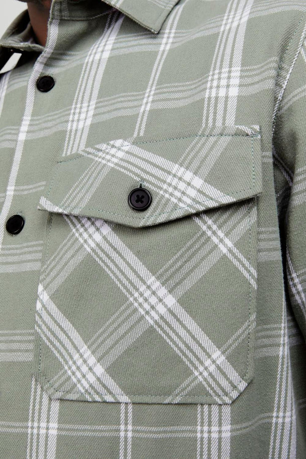 Product SOBRECAMISA ROY SPRING - Lily Pad Checks:COMFORT FIT - Image 6