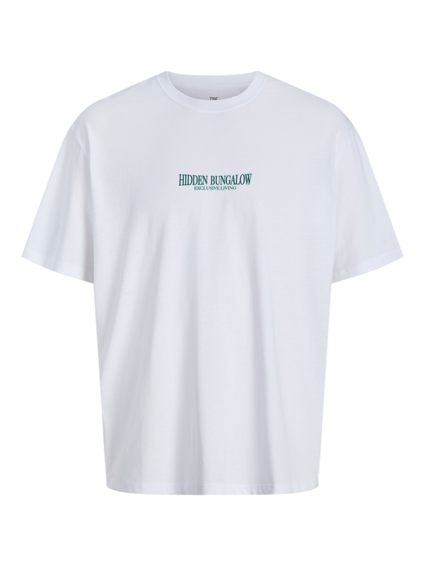 Product CAMISETA LOOSE ESTAMPADA WOWIE JNR - Bright White Print:HIDDEN BUNGALOW - Image 2