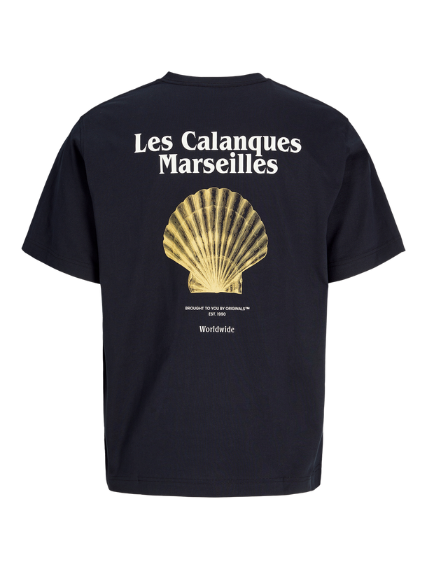 Product CAMISETA PAROS SKETCH-Black Print:YELLOW CLAM - Image 13