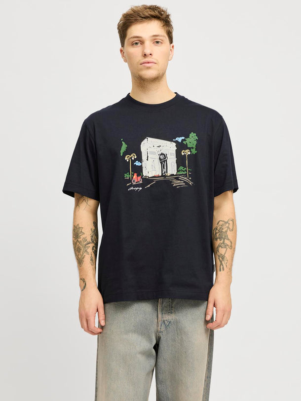 Product CAMISETA MANCHESTER SKETCH-Black - Image 3