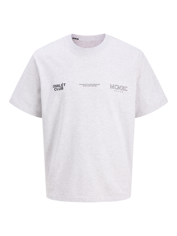 Product CAMISETA RELAXED REST JNR-White Melange - Image 1