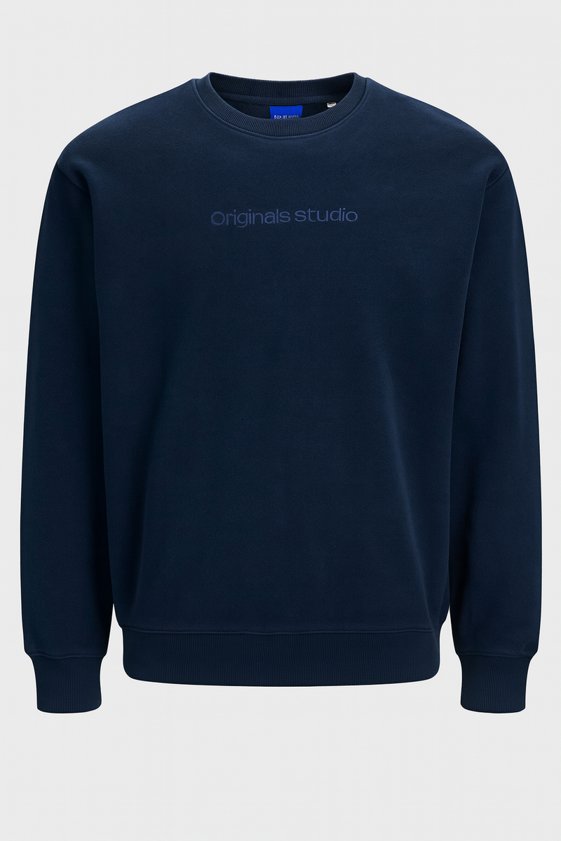 BUZO FLEECE - Navy Blazer