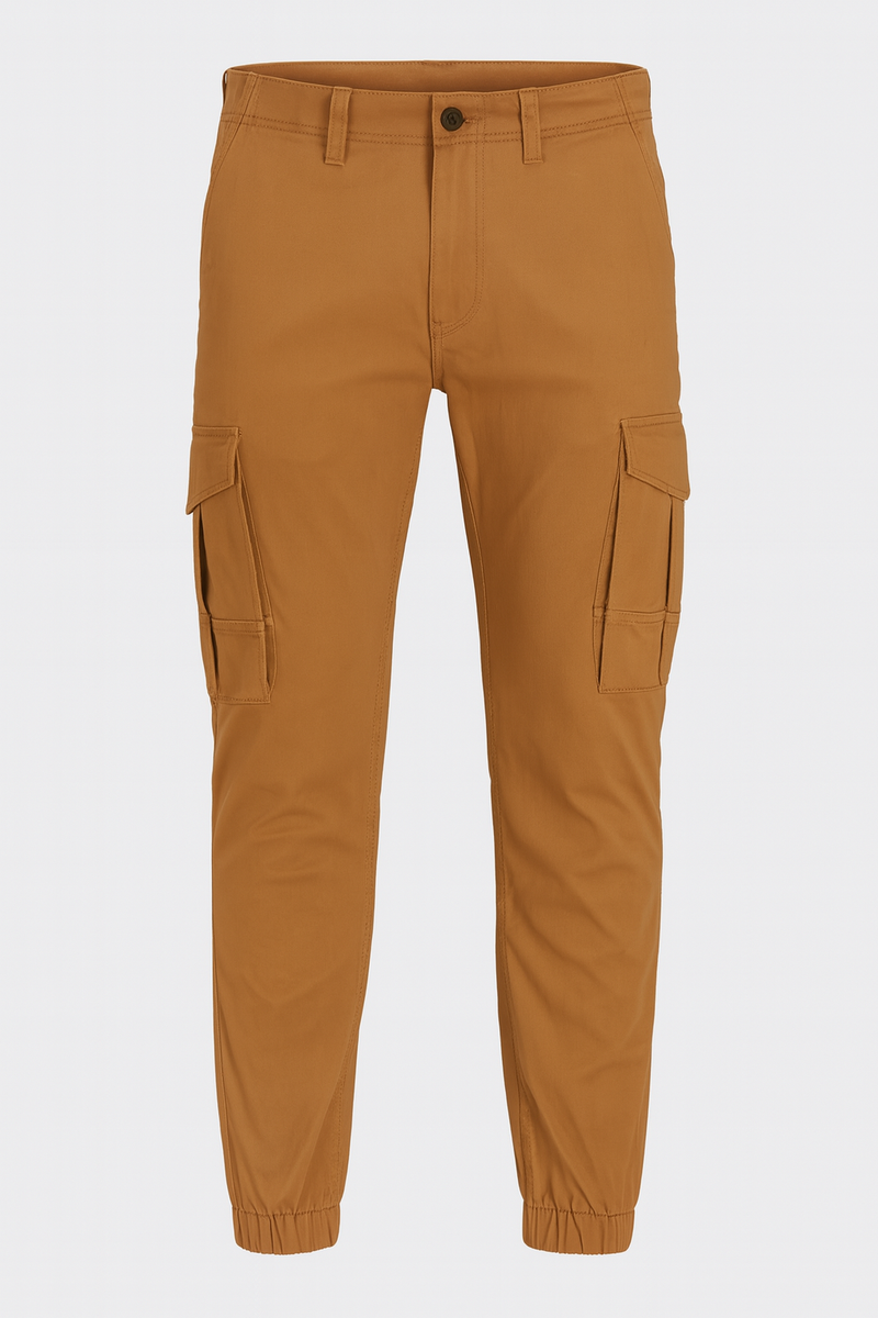 PANTALÓN CARGO SLIM TIRO MEDIO JOE - Rubber