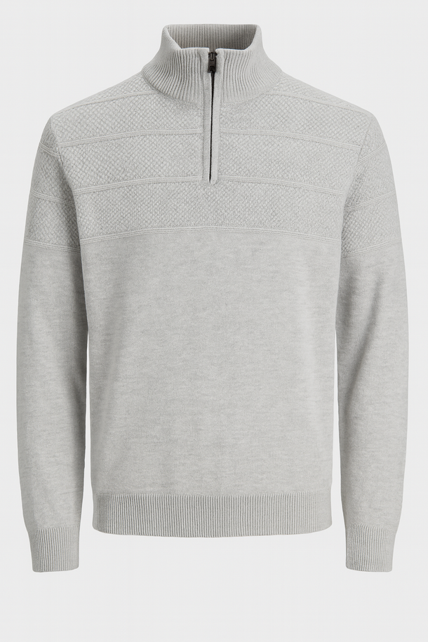 Product SWEATER BLUJERRY - Light Grey Melange - Image 1