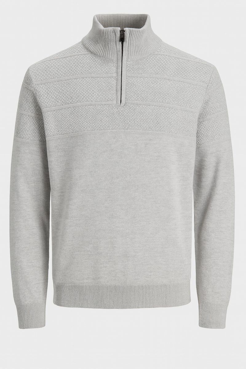 SWEATER BLUJERRY - Light Grey Melange