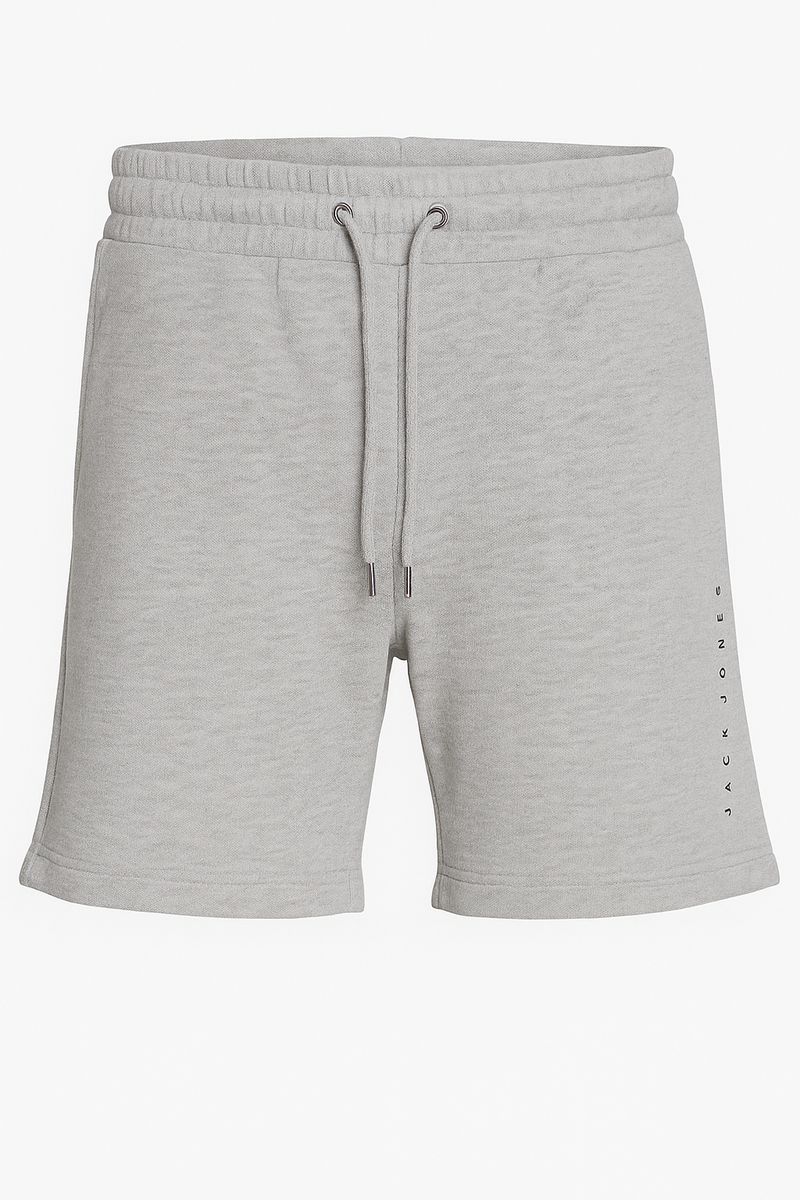 SHORT JOGGING GORDON - Light Grey Melange
