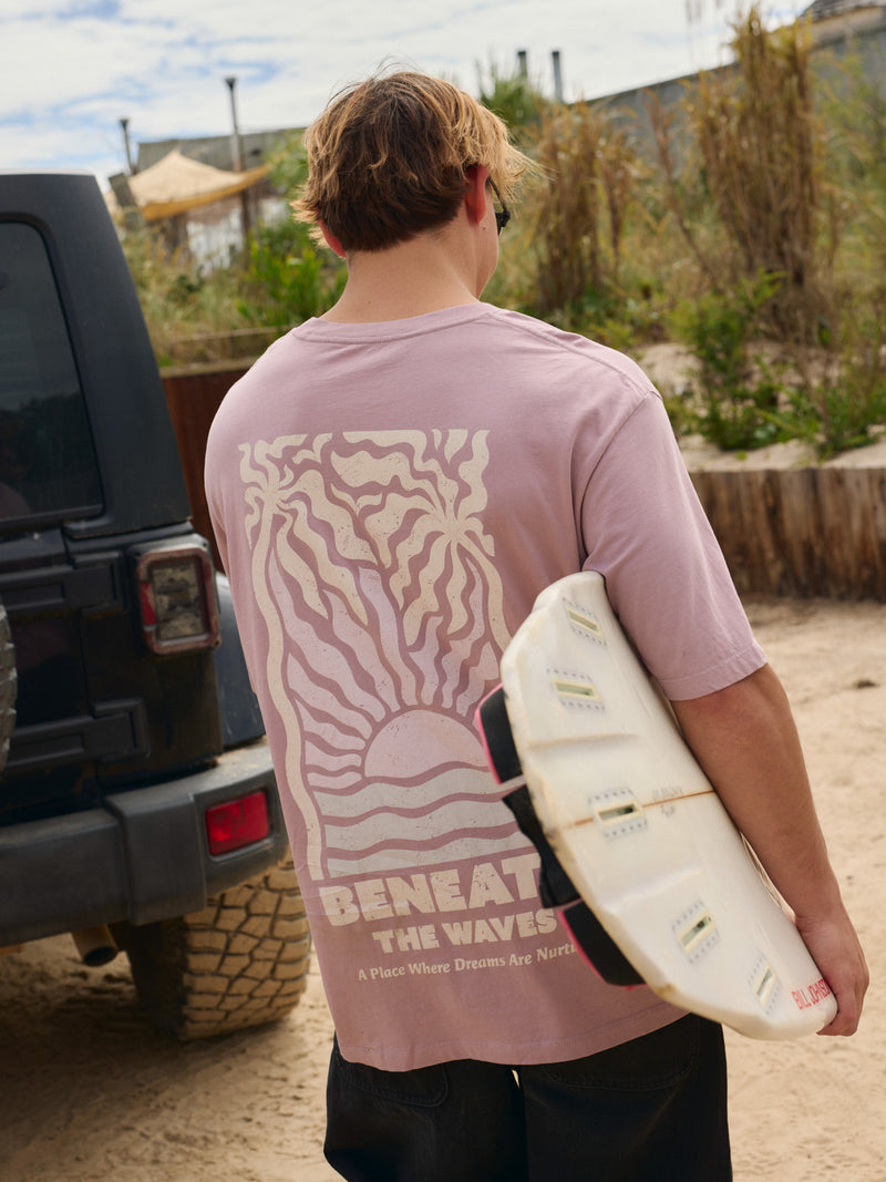 CAMISETA SLOW WAVES-Deauville Mauve