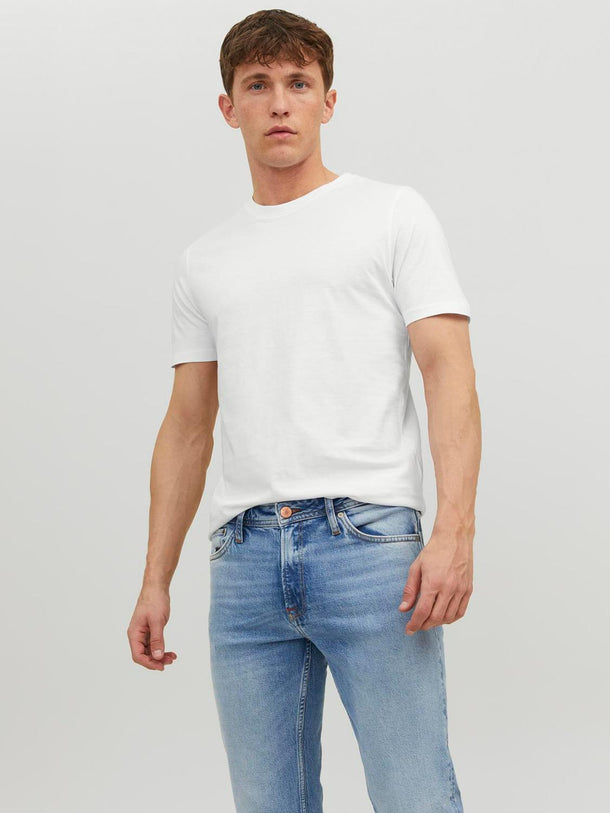 Product CAMISETA ORGANIC - White Detail:SLIM - Image 4