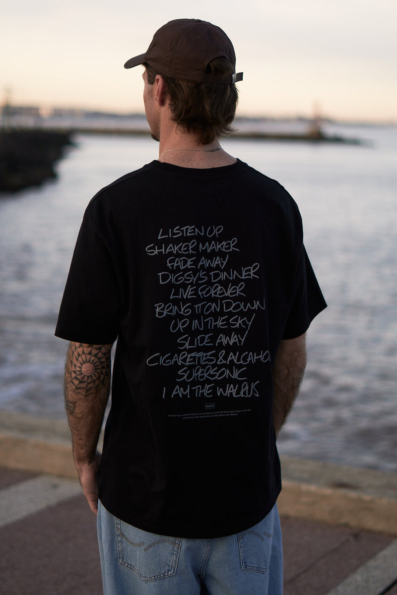 CAMISETA OASIS - Black