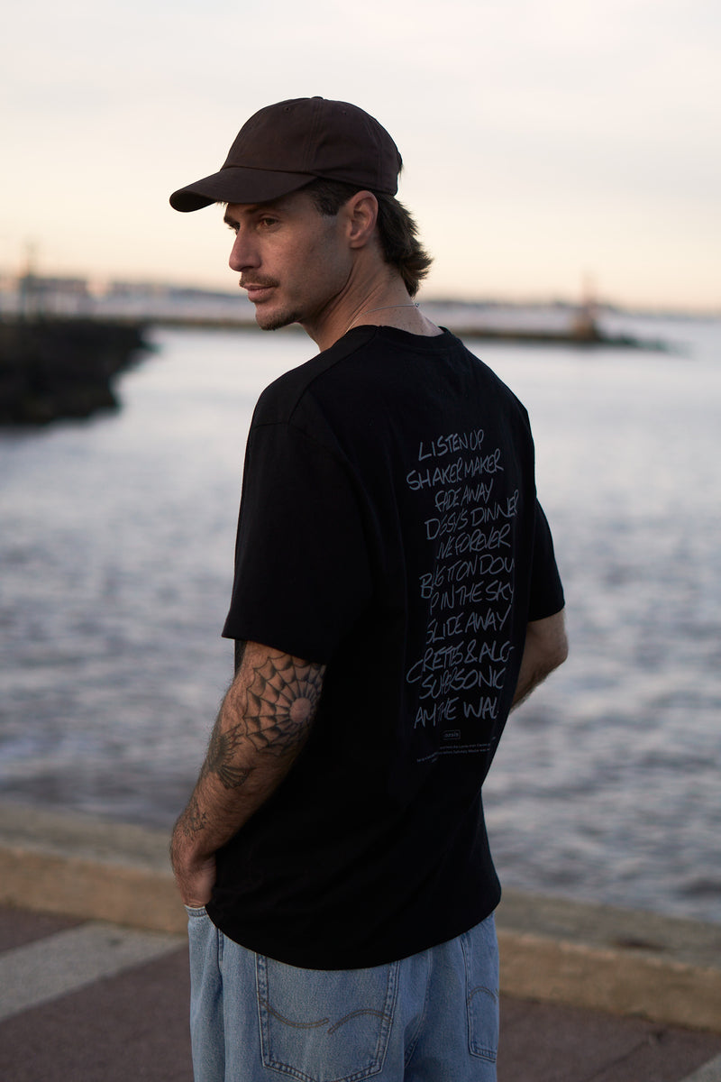 CAMISETA OASIS - Black